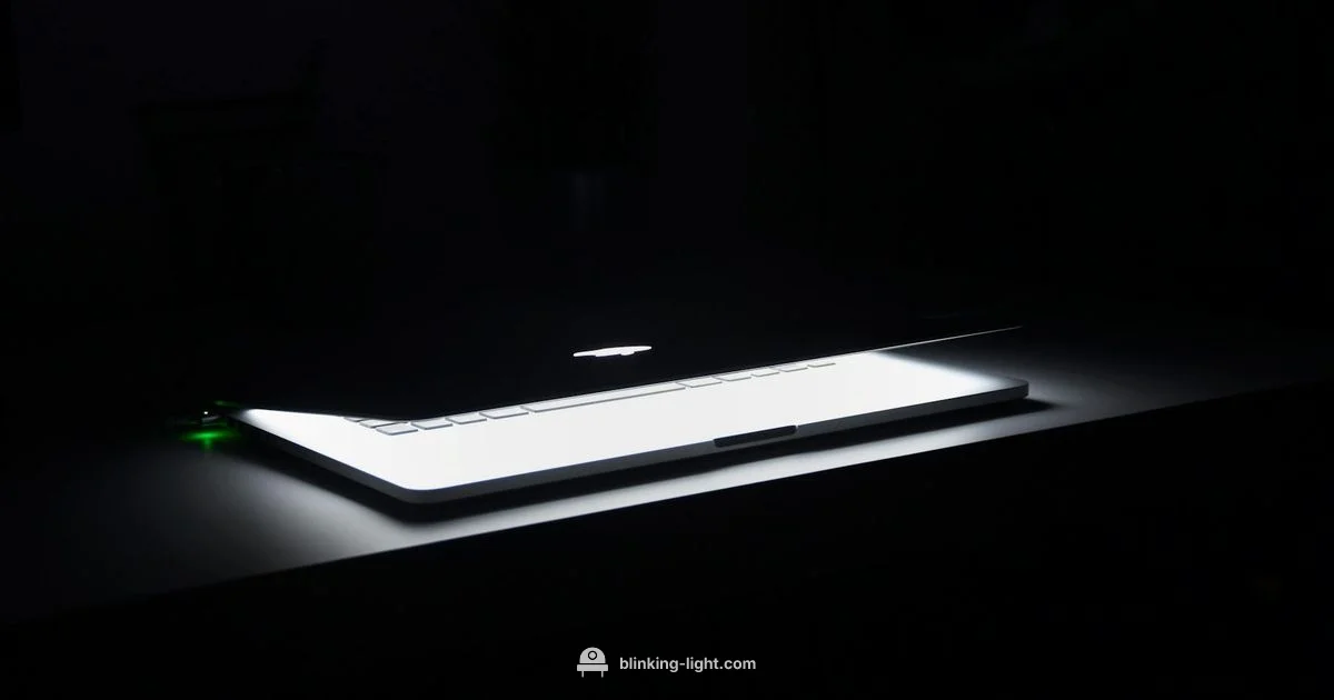 Laptop Indicator - Blinking Light