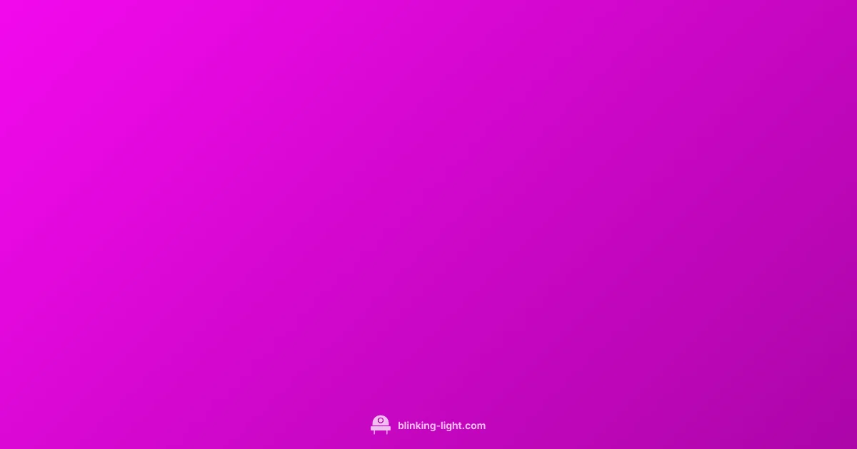 Indicator Light Troubleshooting - Blinking Light (illustration)