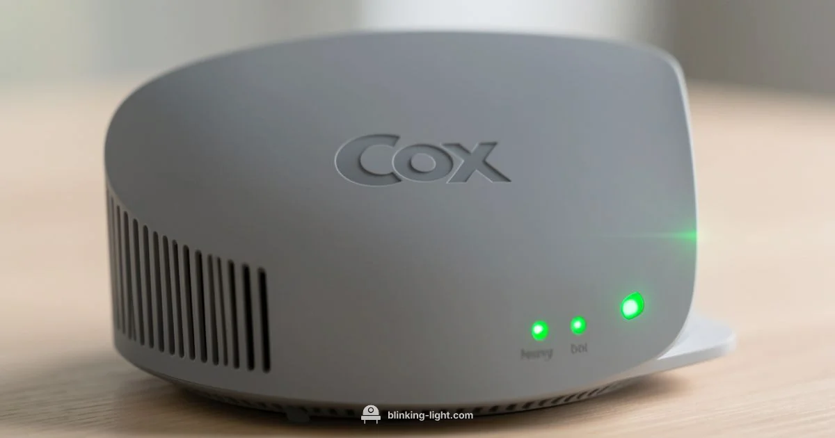 Cox Green LED Guide Cox Green LED Guide - Blinking Light