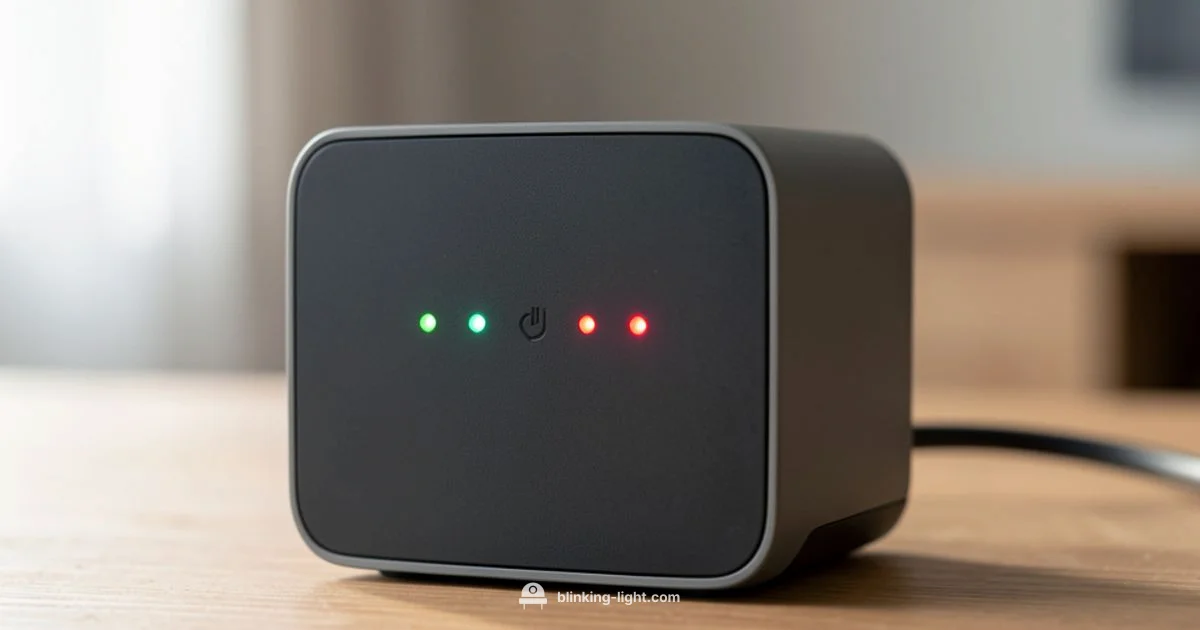 Green Blinking Light