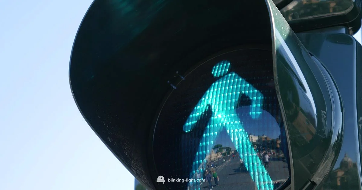 Amber Light at Pelican - Blinking Light