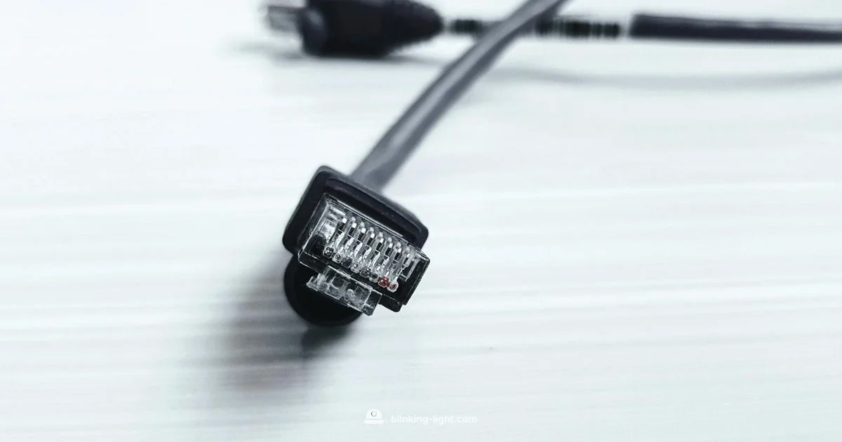 Ethernet LED Guide - Blinking Light