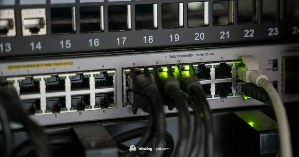 Ethernet Light Blink - Blinking Light