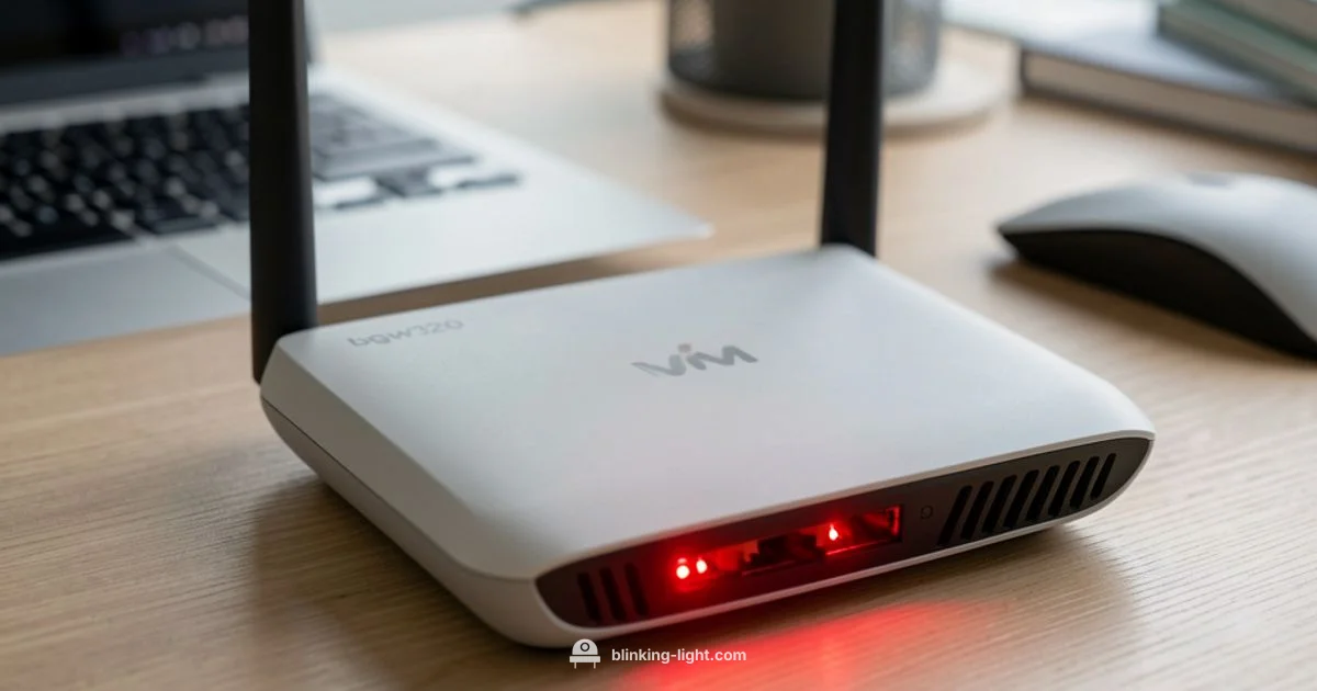 BGW320 Red Light - Blinking Light