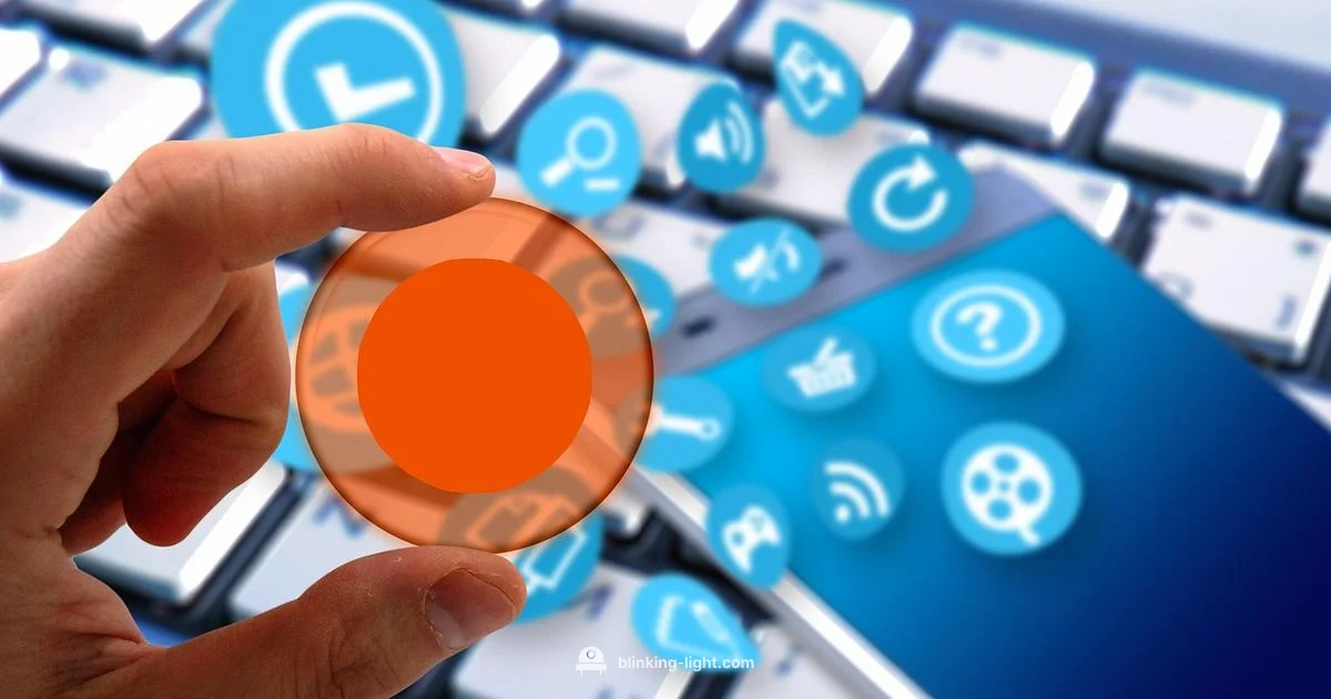 Morse Code Blinking Light