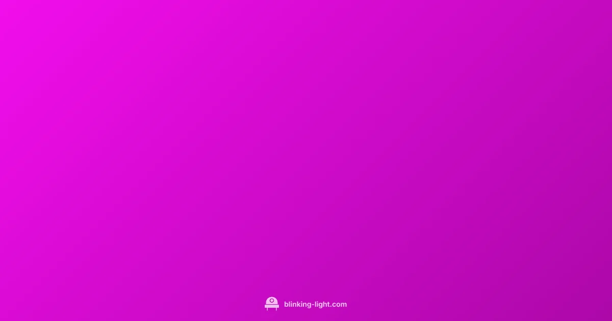 Blinking Light Guide (illustration)