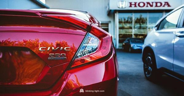 Red Dash Lights - Blinking Light