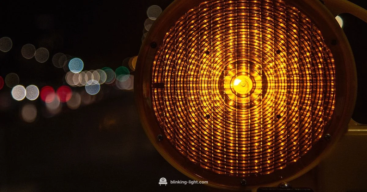 Yellow Light vs Yield - Blinking Light