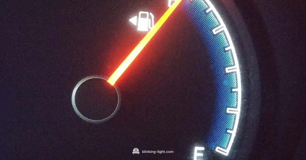 Flashing Petrol Light - Blinking Light