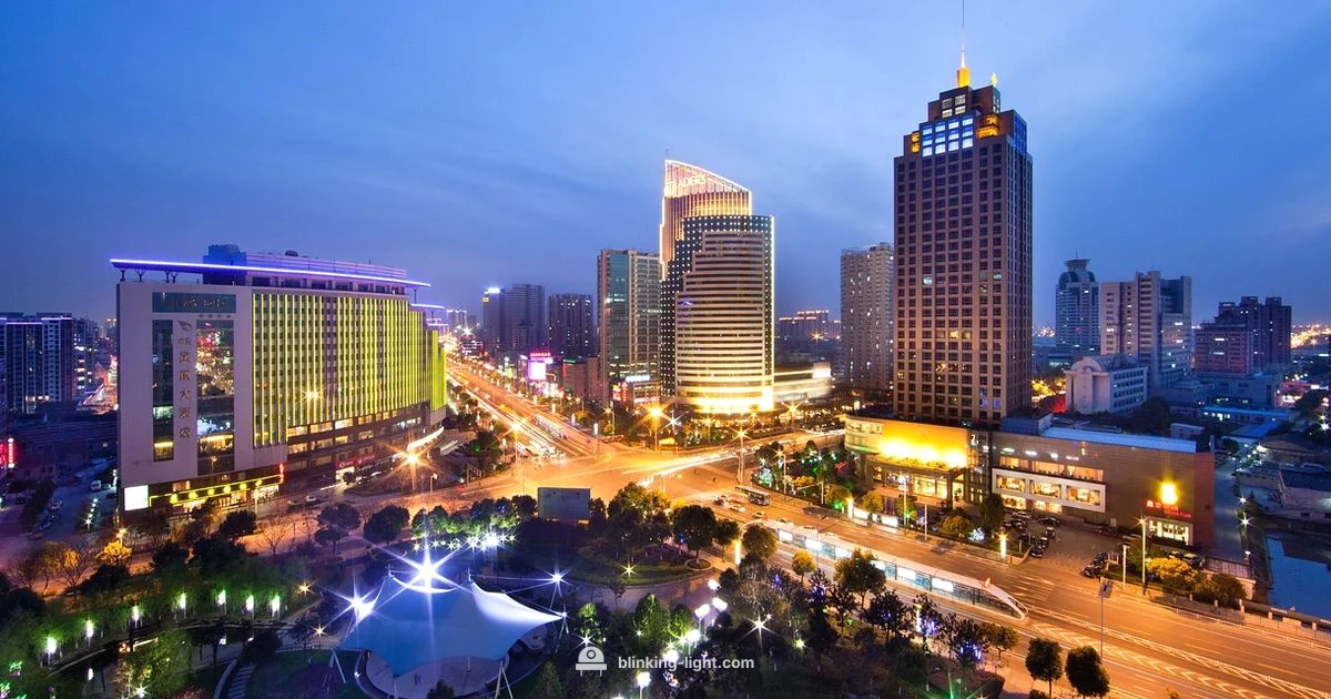 Red Blinking Towers - Blinking Light