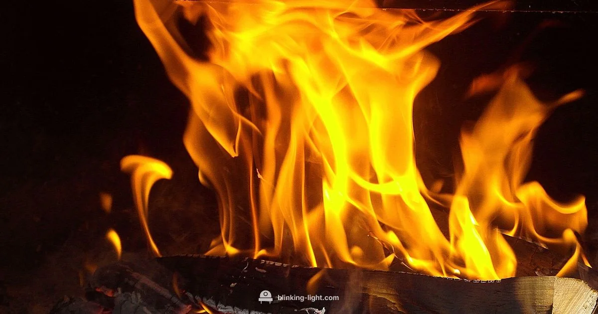 Fire Risk Signal - Blinking Light