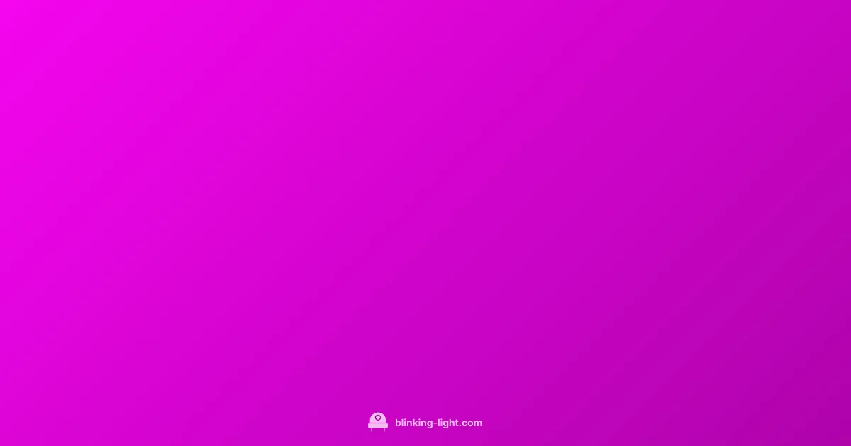 Blinking Light Guide (illustration)