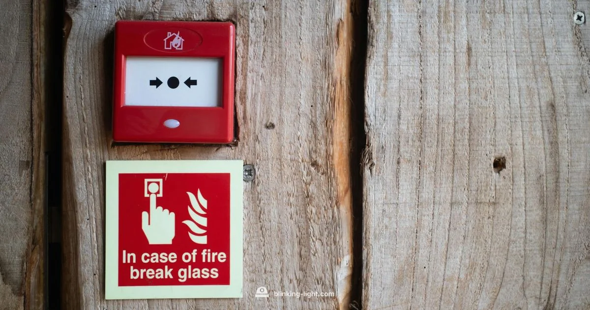 Alarm Light Flashing - Blinking Light