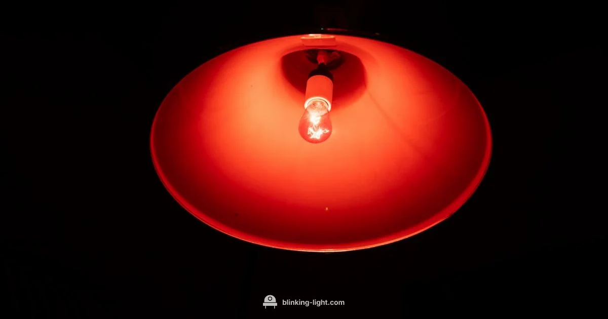 Red Modem Light - Blinking Light