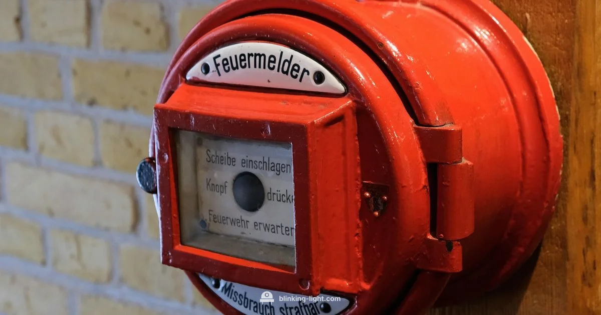 Red Light Alert - Blinking Light