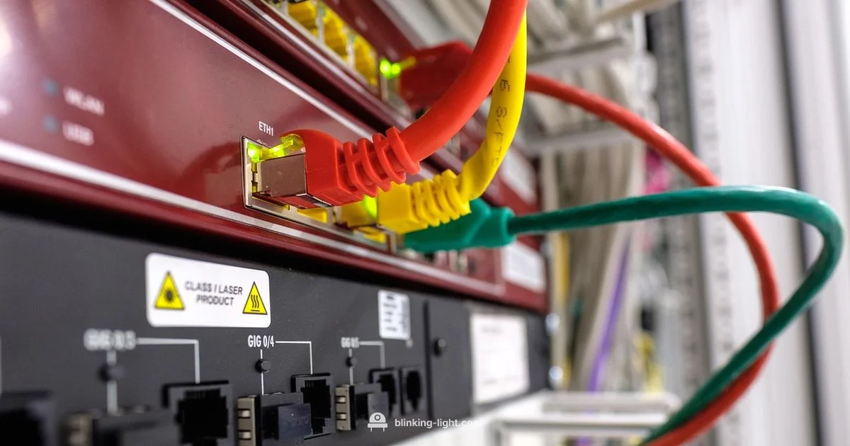 Blinking PON Light - Blinking Light