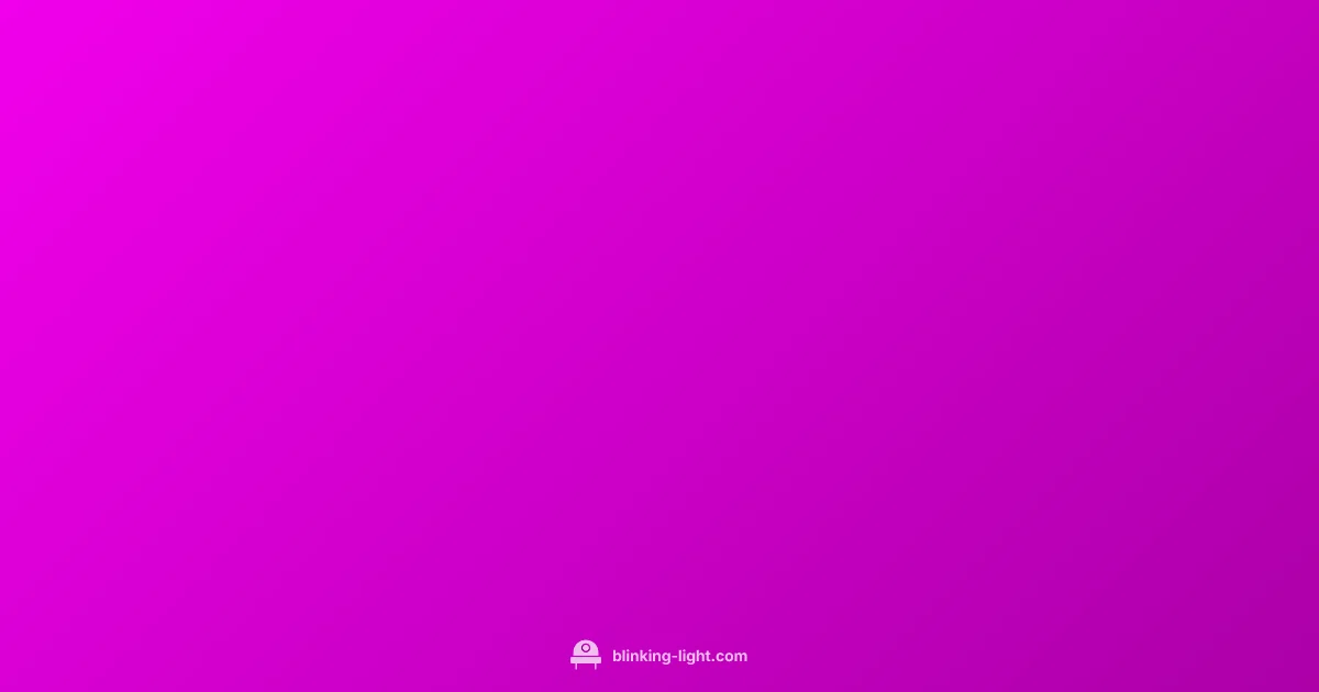 Stop Flashing Lights - Blinking Light (illustration)