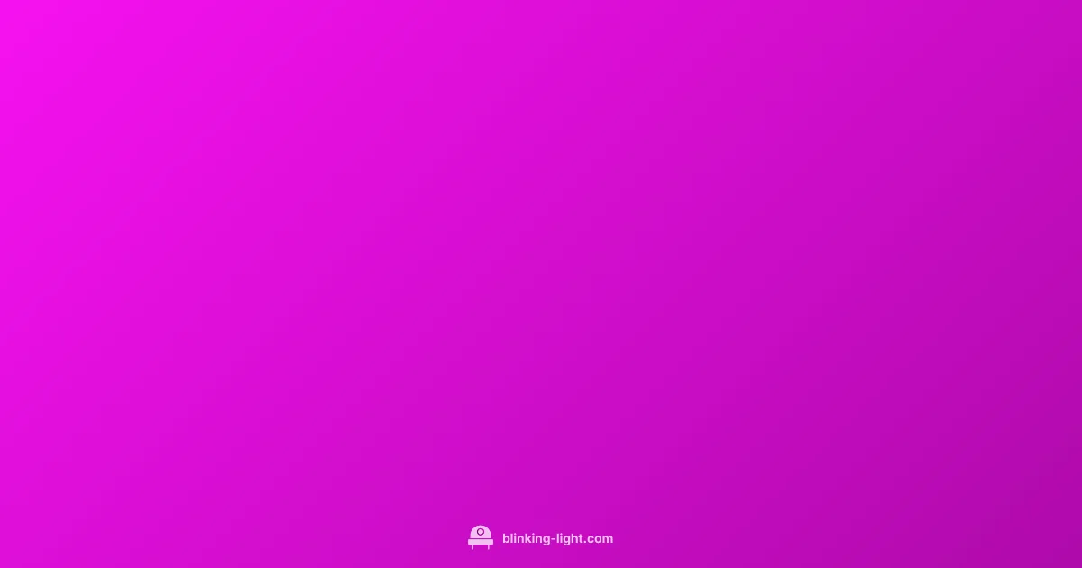 Blinking Light Fix (illustration)