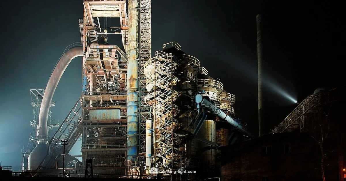 Orange Furnace Light - Blinking Light