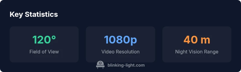 Key statistics for blink outdoor floodlight camera