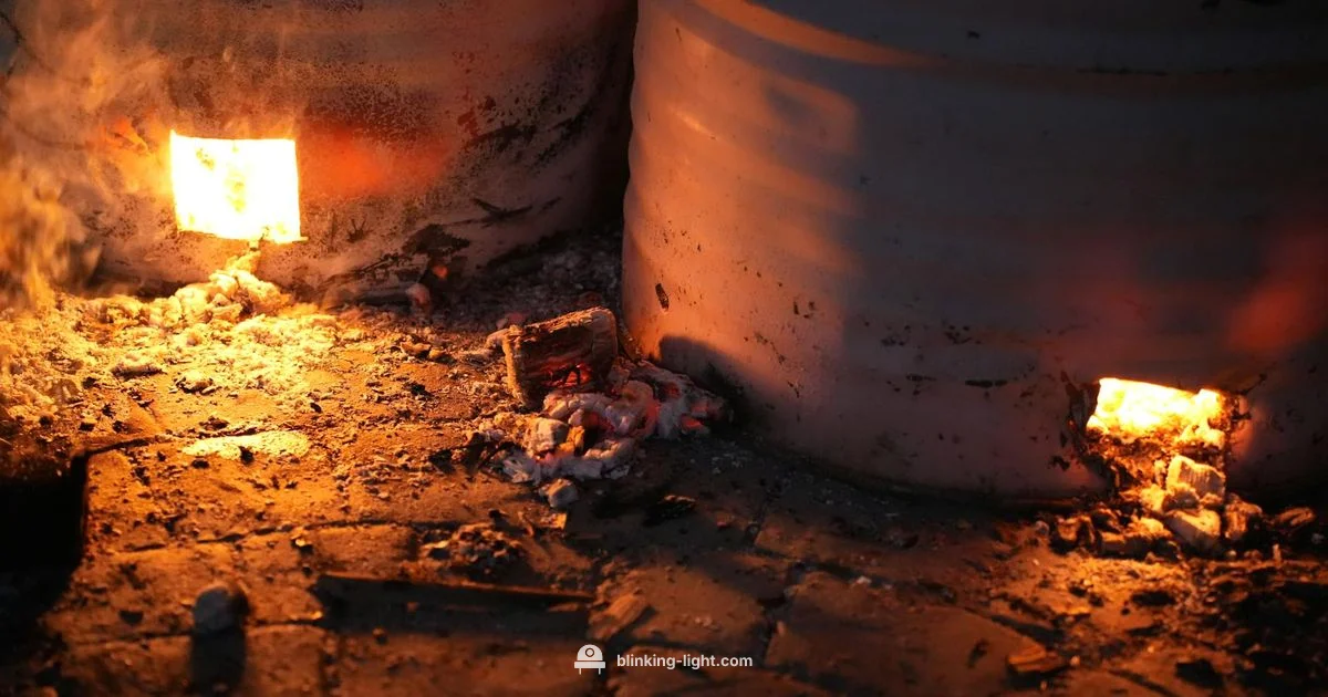 Furnace Yellow Light - Blinking Light