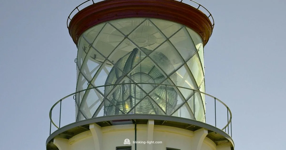 Amber Beacon Light - Blinking Light