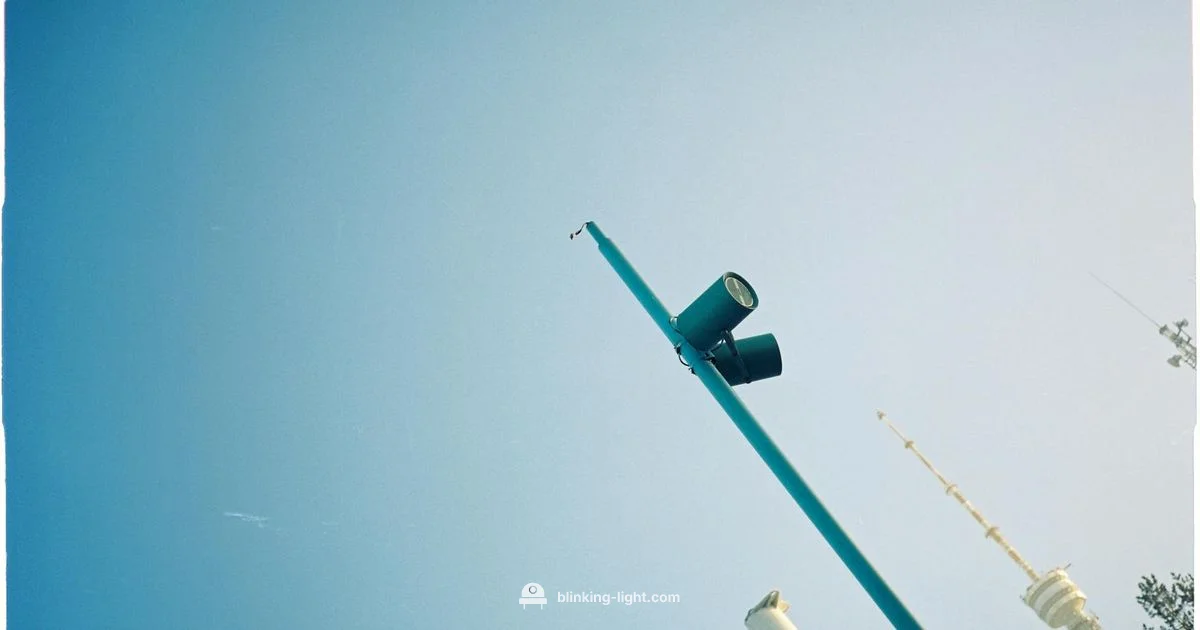 Outdoor Security Light - Blinking Light