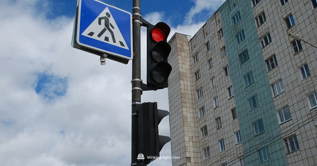 Flashing Red Light - Blinking Light