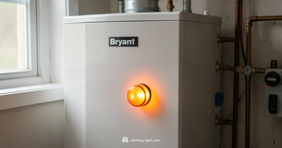 Bryant Furnace Blink - Blinking Light