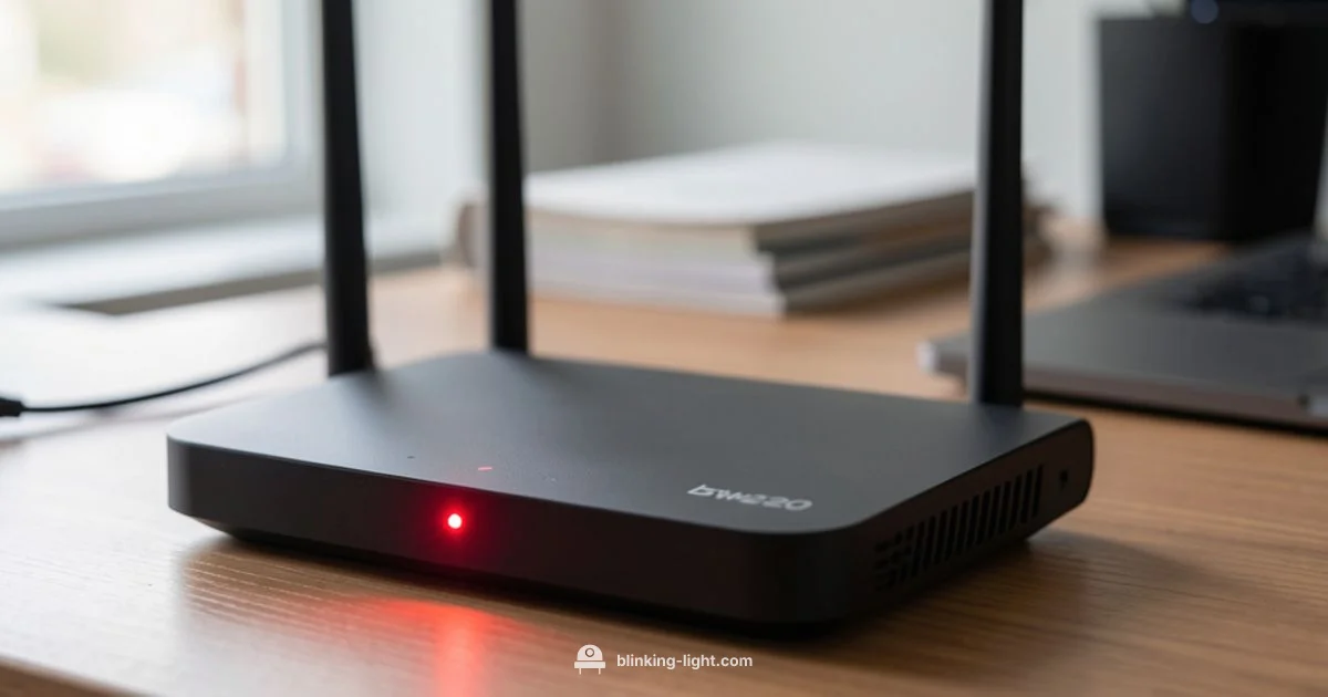 BGW320 Red Light - Blinking Light