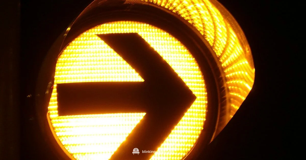 Blinking Yellow Light - Blinking Light