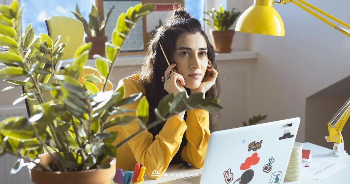 Blinking Yellow Light - Blinking Light