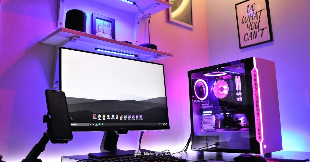 Green Blink Cues - Blinking Light