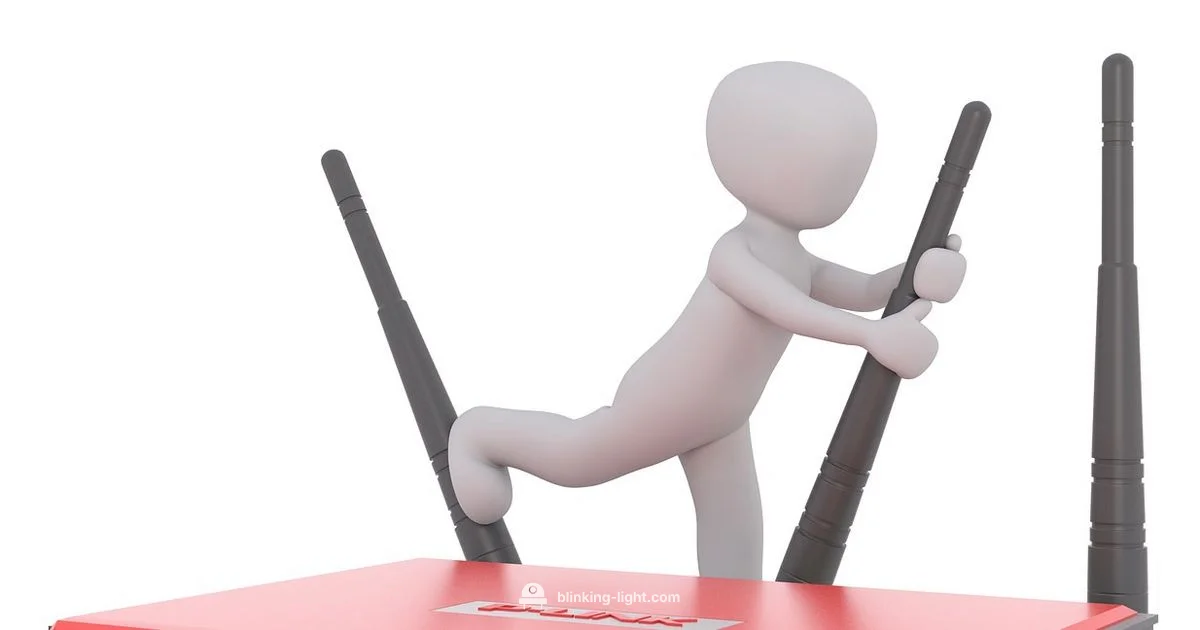 Modem Light Fix Modem Light Fix - Blinking Light