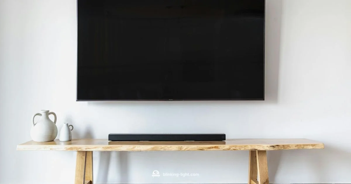 Blinking Light TCL TV