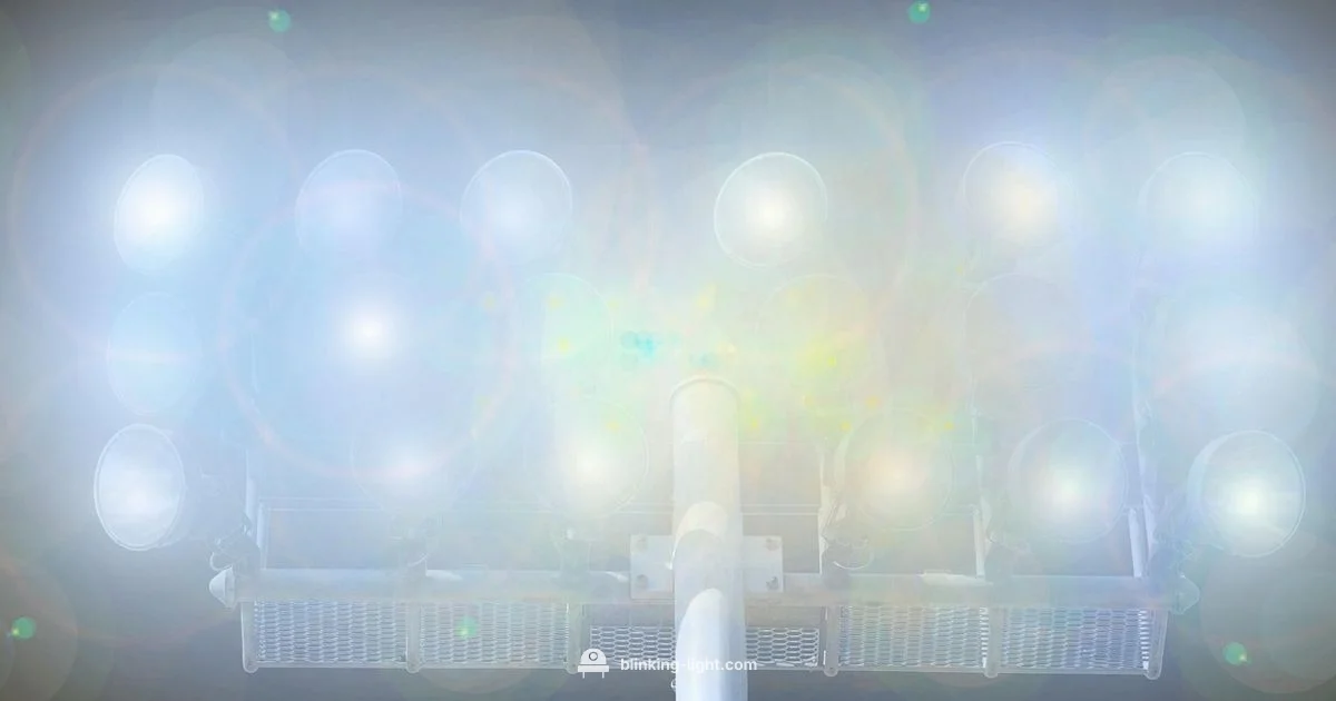 Blink Floodlight Mount - Blinking Light