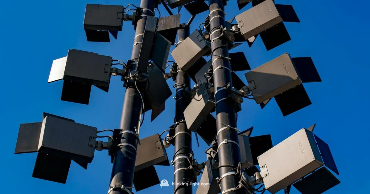 Outdoor Floodlight Guide Outdoor Floodlight Guide - Blinking Light