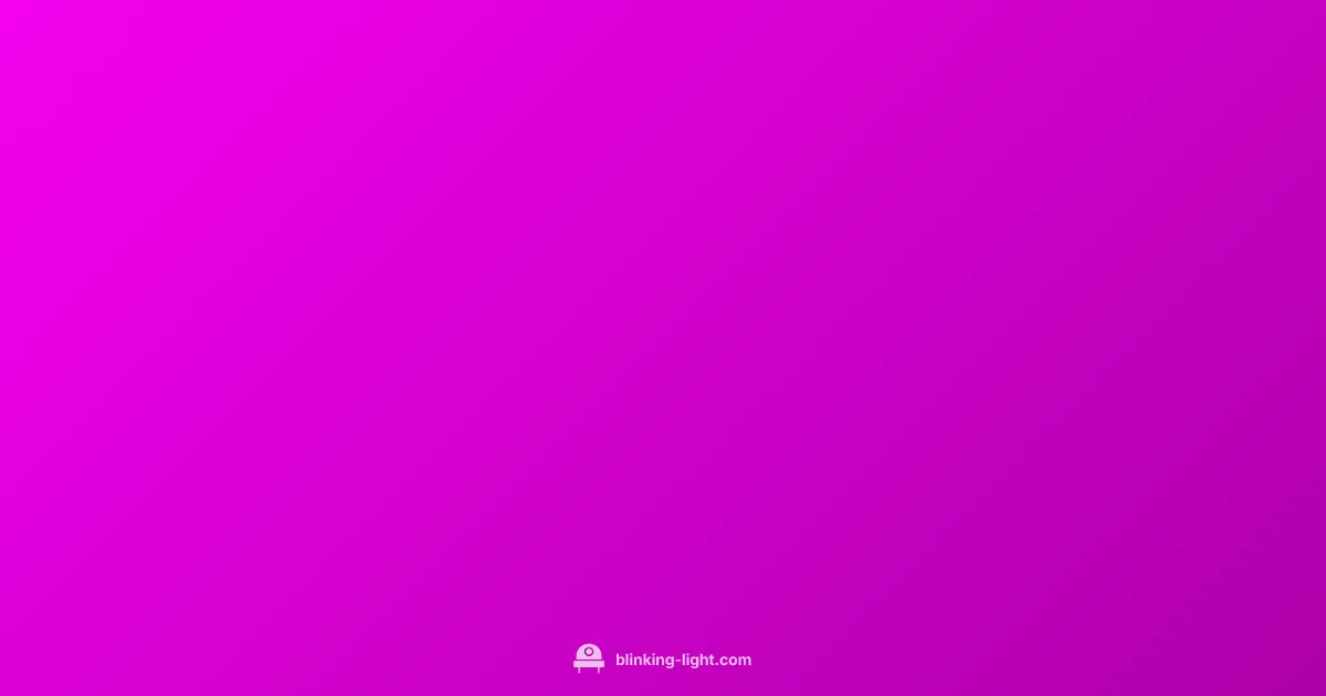 Blinking Light Guide (illustration)