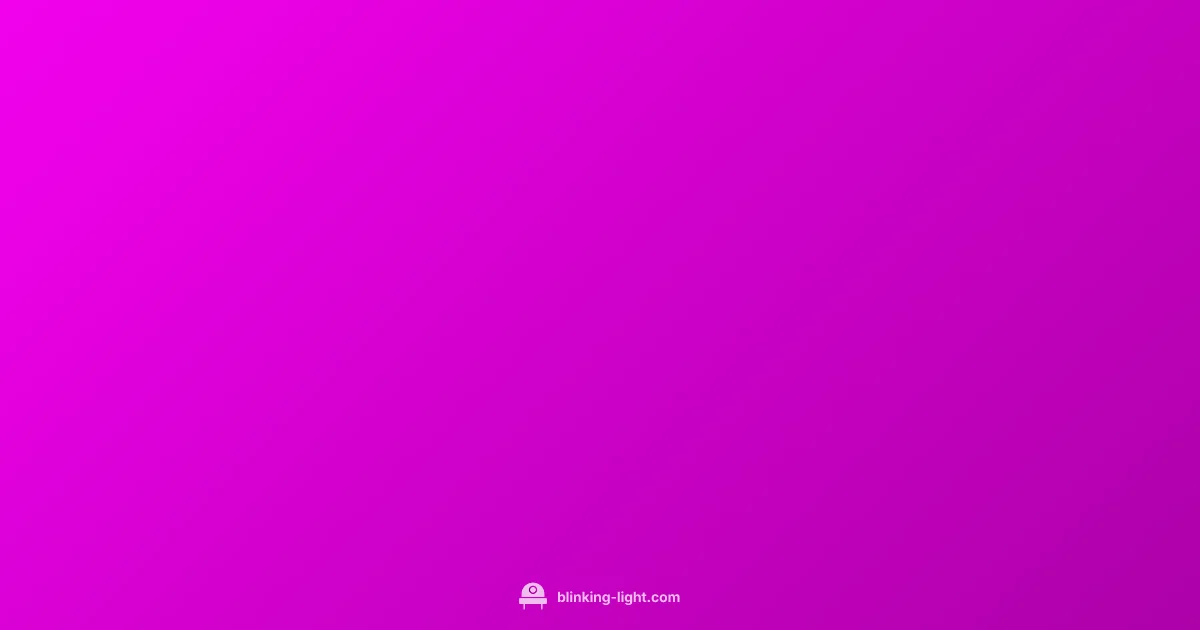 Blinking Light Guide (illustration)