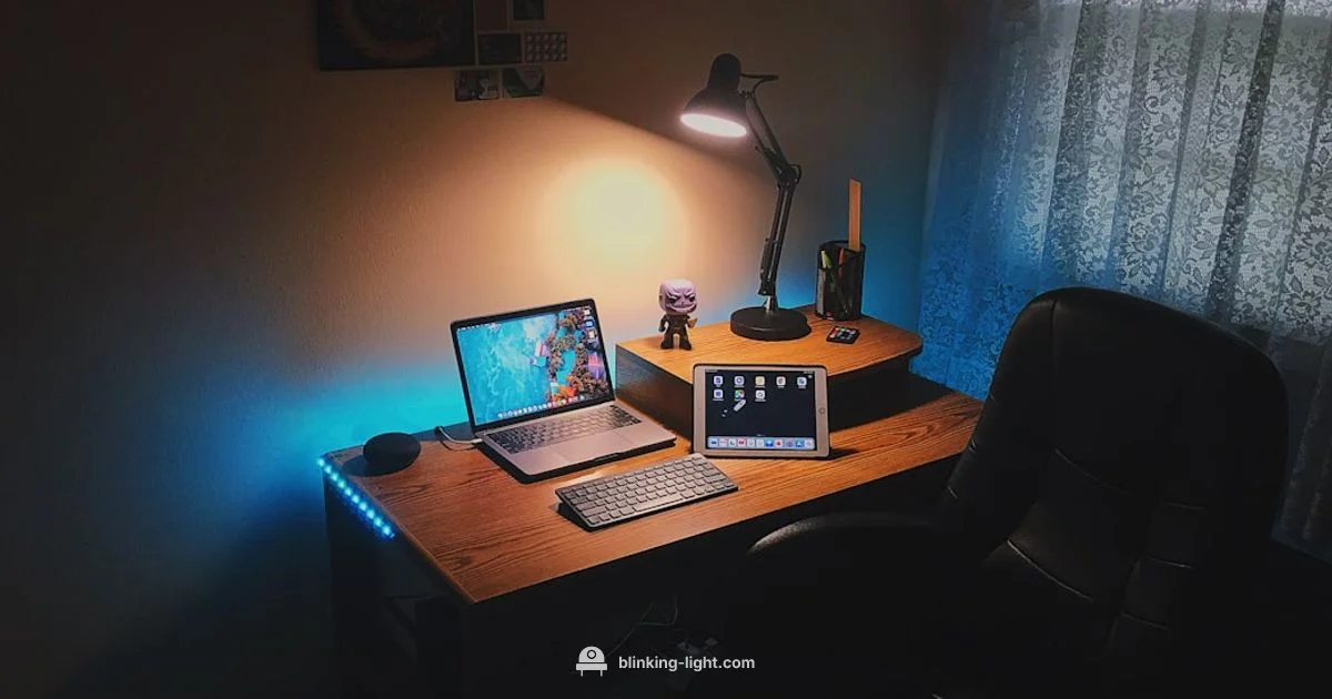 White Blinking Light