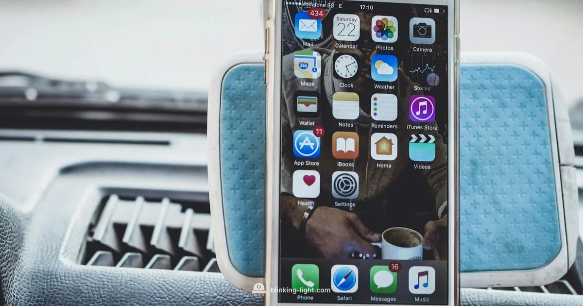 Orange Light Guide - Blinking Light