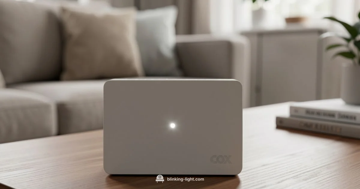 Cox Light Fix Cox Light Fix - Blinking Light