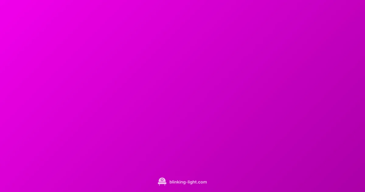 Orange Light Troubleshooting - Blinking Light (illustration)