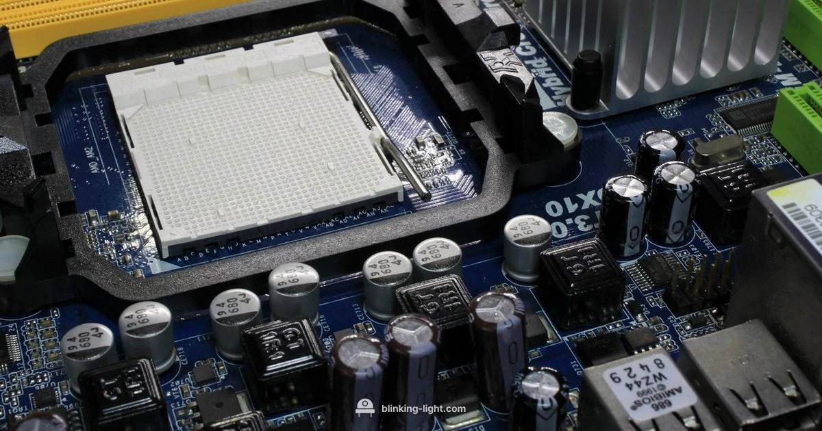 Motherboard Red Blink Fix - Blinking Light