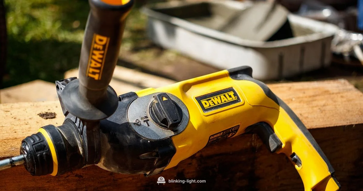 Kobalt Drill Blinking Light