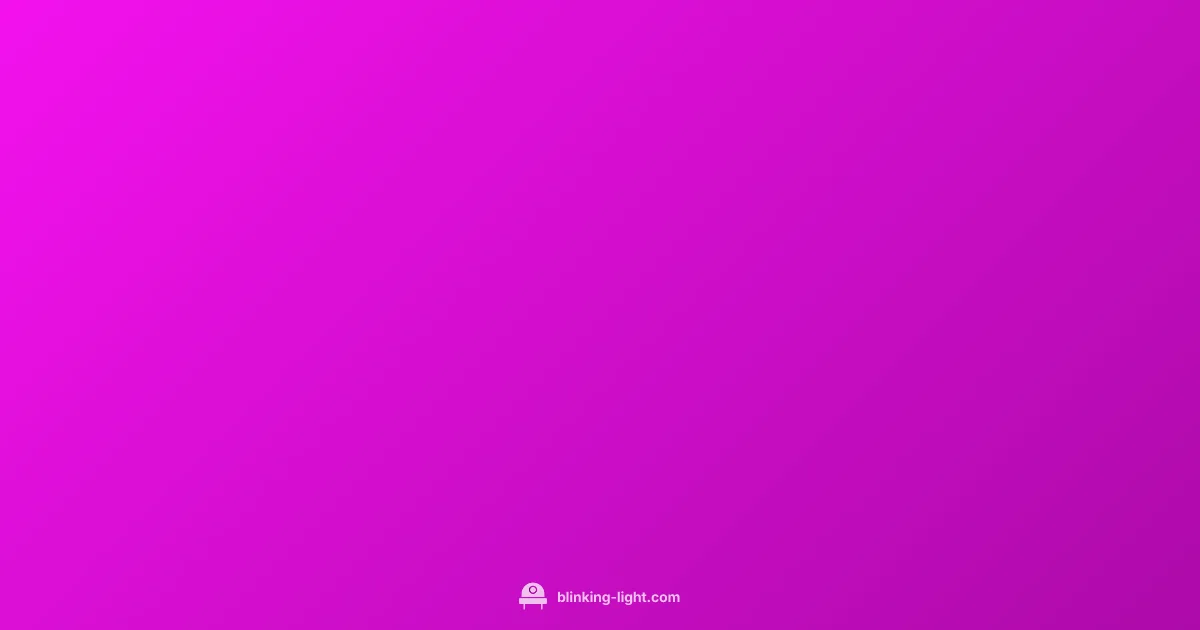 Blinking Light Guide (illustration)