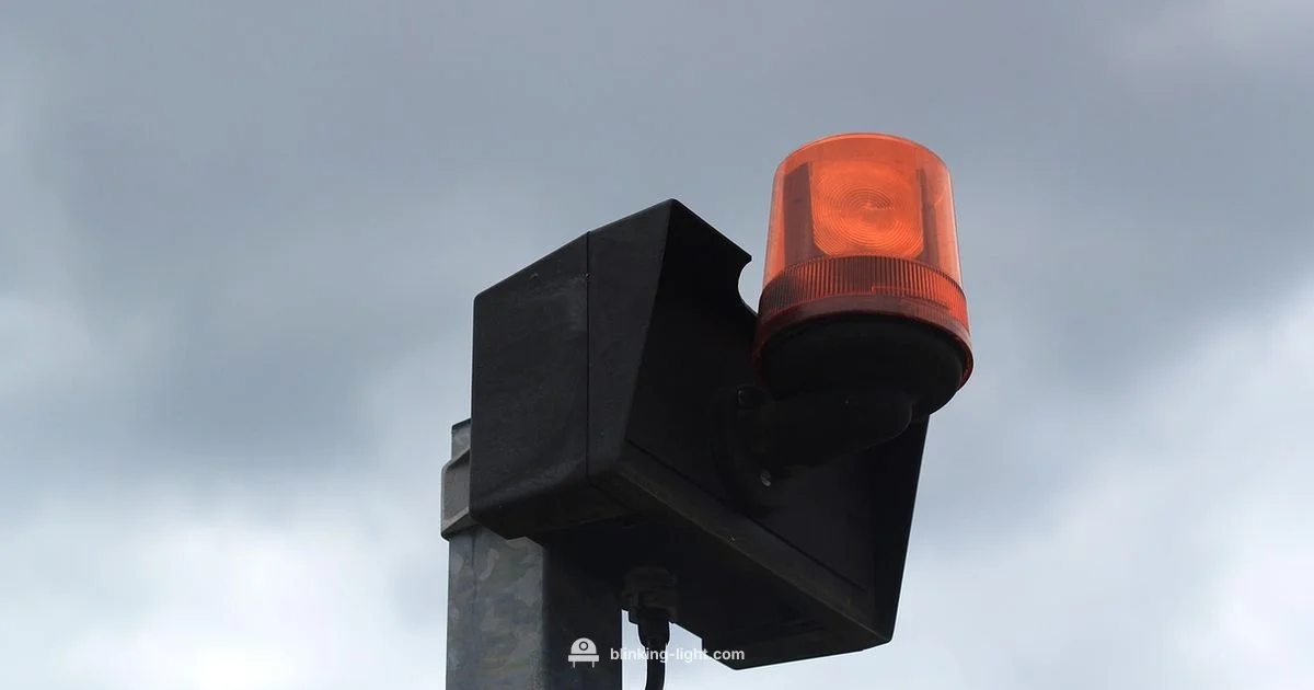 Blinking Light Fire Alarm