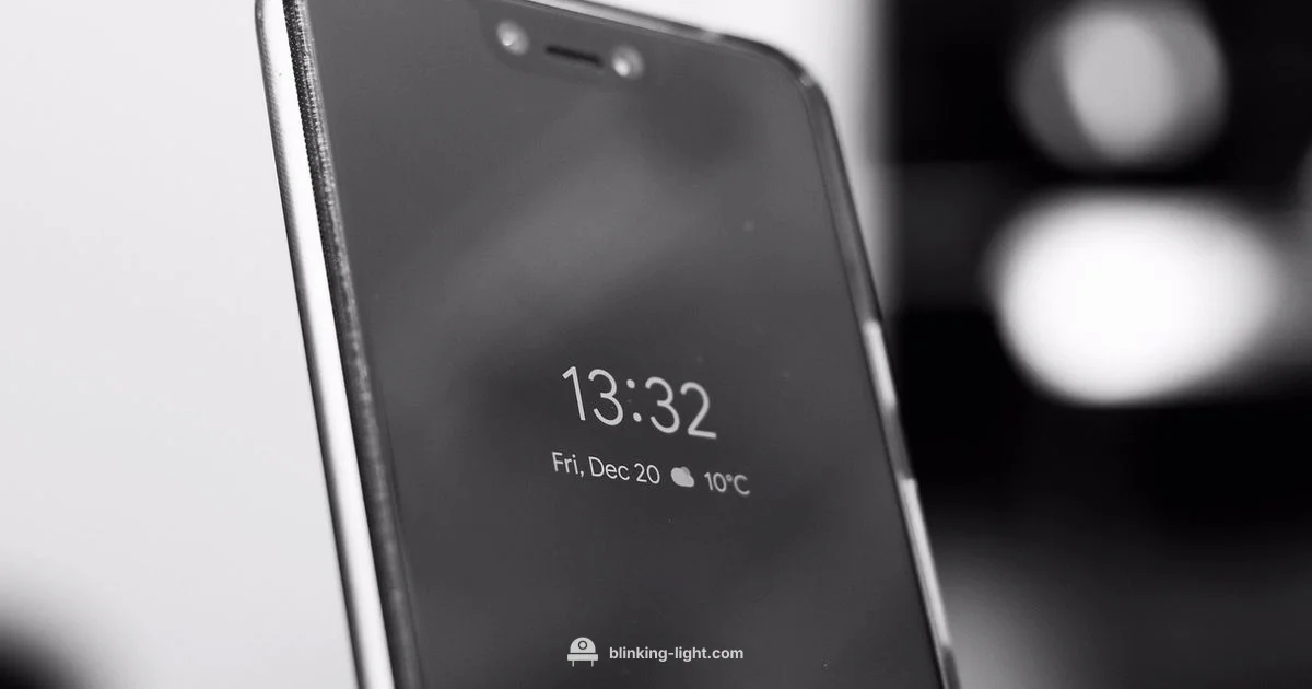 Pixel 2 Battery Alert - Blinking Light