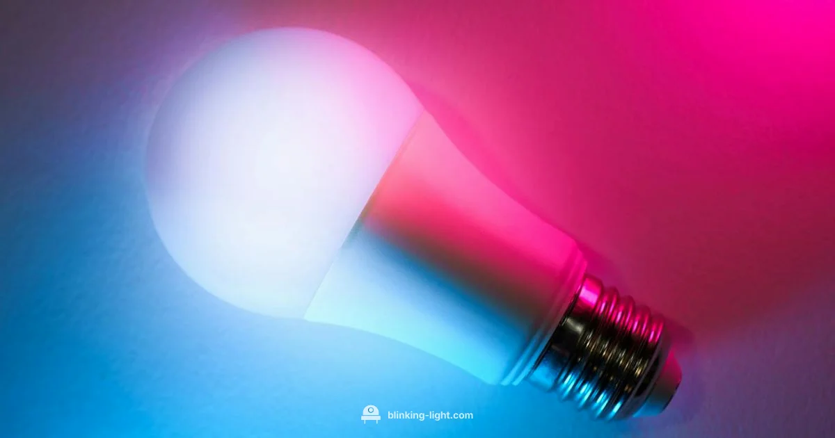 Blue Modem Light - Blinking Light