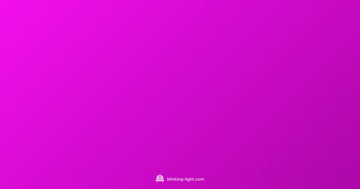 D5 LED Troubleshoot - Blinking Light (illustration)